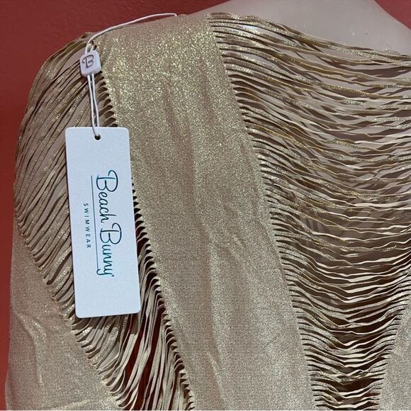 Beach Bunny Gold Fringe Cover-Up - Picture 9 of 10